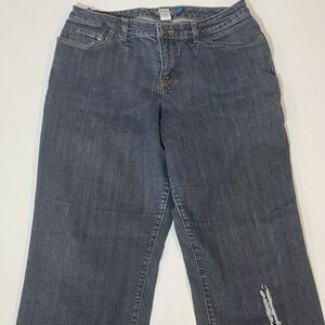 Venezia Wide Leg Jeans Women's Size 1 Average Stretch Bootcut (30x30) Dark Wash